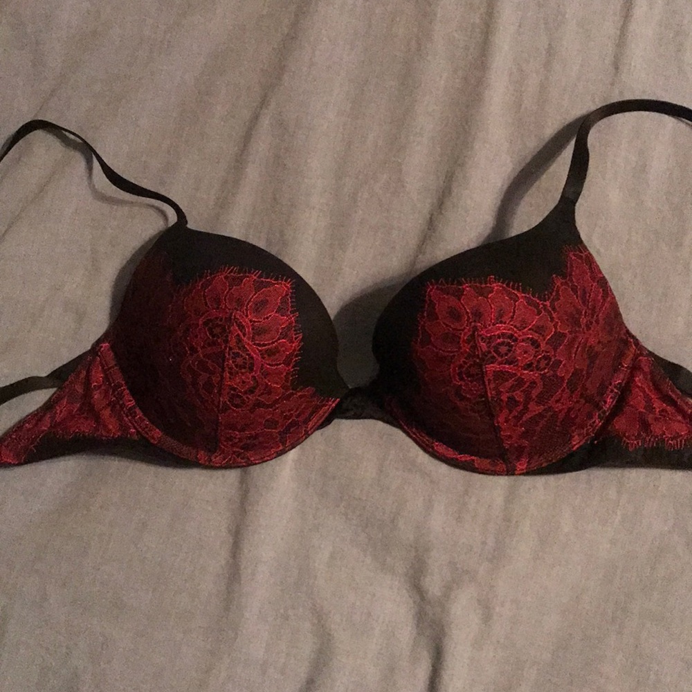 Sexy padded lingerie Victoria Secret lace bra.